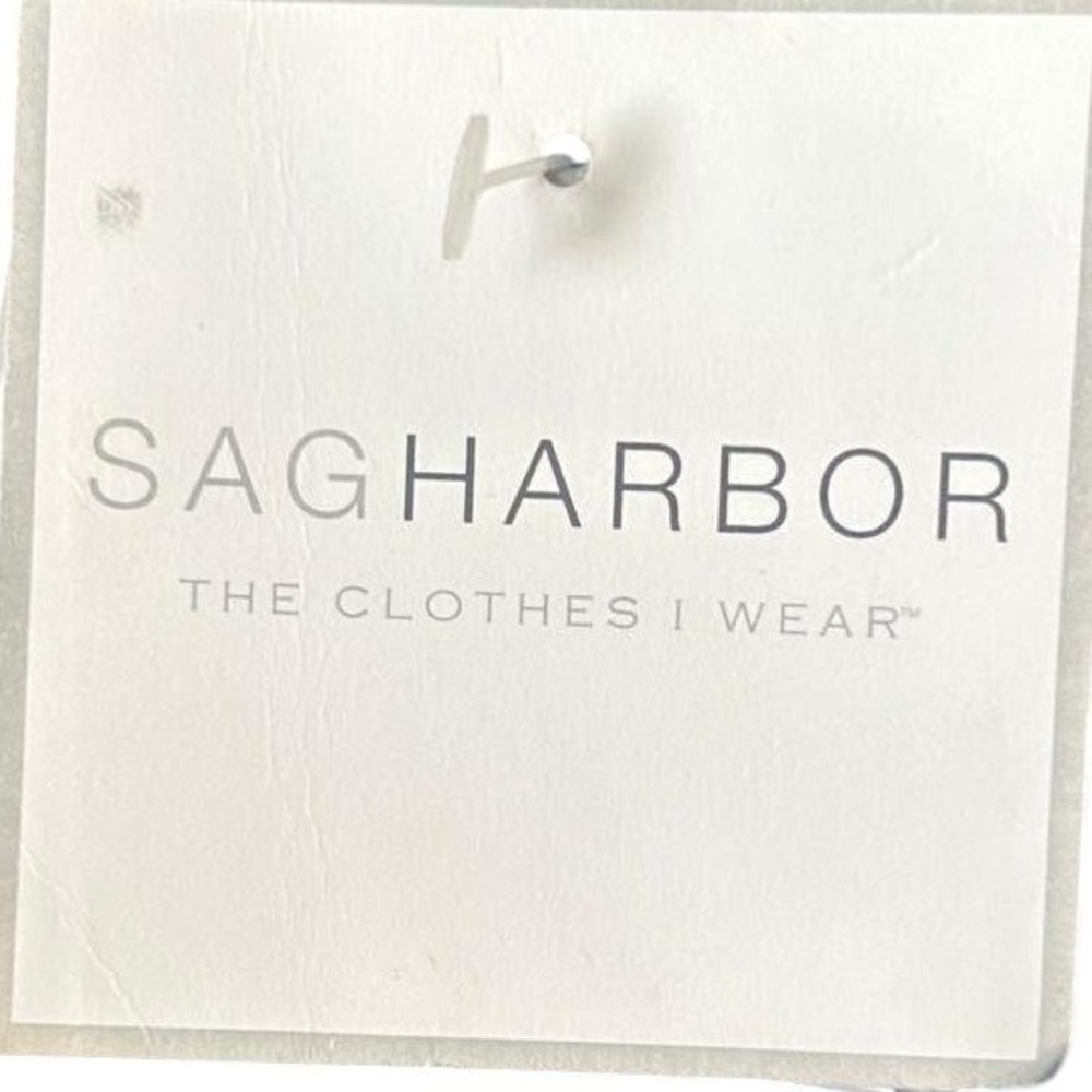 Sag Harbor Pants‎ Women 12 Blue New Plaid Belted Dress Trousers High Rise - Picture 3 of 7
